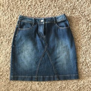 Jean skirt size 4